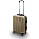 Barut Trolley Hartschalen Koffer Hartschalenkoffer Hardcase Größe M - Modell General (Champagne) MS-17299 - Beige