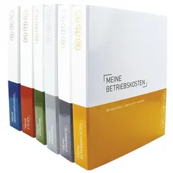 OTTO Office 6er-Pack Themenringbücher mit Register für Versicherungen / Steuern / Vorsorge / blau, 29.7x31.5 cm