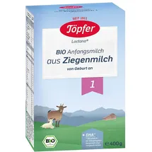 Töpfer Bio Anfangsnahrung auf Ziegenmilchbasis 1
