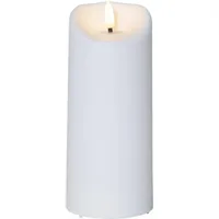 Star Trading LED-Kerze 18 cm weiß