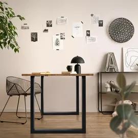 ML-Design Esszimmertisch 70 x 74 cm schwarz