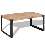 vidaXL Couchtisch Akazienholz Massiv 100 x 60 x 45 cm