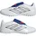 adidas Predator Club Fold-Over Tongue TF Herren Cloud White/Zero Met./Team Royal Blue 40,5