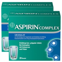 2x Aspirin Complex Granulat 2x20 St