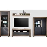 HBZ »Balin mit LED-Beleuchtung, Stellmaß 325x197x45 cm«, (4 St.), Wohnwand, TV Lowboard für 55 Zoll geeignet