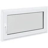 vidaXL Kellerfenster RISOR 110 x 70 cm weiß