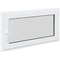 vidaXL Kellerfenster RISOR 110 x 70 cm weiß