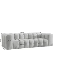 Fun Möbel Sofa, 4-sitzer Solvie In Tiffani