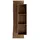 Massivmoebel24 Wandregal 50 x 22 x 147 cm Braun