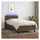 vidaXL Boxspringbett 100 x 200 cm Dunkelbraun