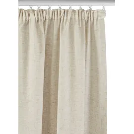 OTTO home Gardine OTTO HOME "Rudy" Gr. 1, beige, B:140cm H:145cm, Leinenstruktur, Leinen, Polyester, Gardinen, Gardine, Halbtransparent, Leinenlook, Polyester-Leinen Mischung