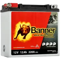 Banner Bike Bull AGM 512 14 Motorradbatterie YTX14-BS