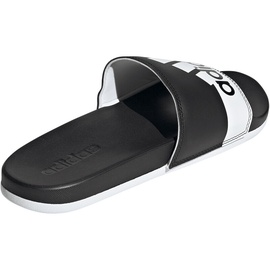 adidas Adilette Comfort Schlappen, Core Black/Ftwr White/Ftwr White, 43
