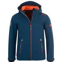 TROLLKIDS Trollfjord Jacke - Mystic Blue / Orange -
