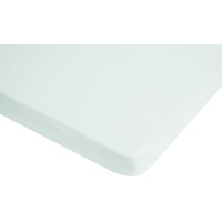 Playshoes Jersey Spannbettlaken Wasserdicht und Atmungsaktiv, OEKO-TEX Standard 100, 70 x 140 cm, weiß
