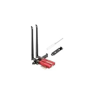 Ubit WLAN Card PCIe WiFi 6 Bluetooth 5.2, AX200 Chip, Max 2974Mbit/s Dual-Band (2.4/5GHz) MU-MIMO, OFDMA, Ultra-Low Latency, netzwerkkarte Supports WIN10/11 64bit