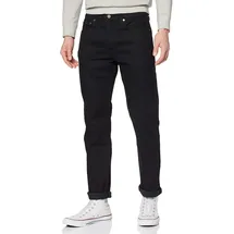 Levi's 502 Jeans Tapered Fit in schwarzem Nightshine W34 / L36