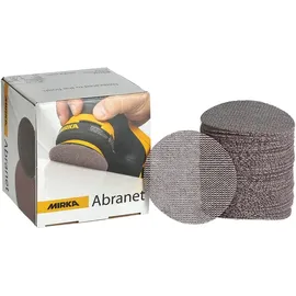 Mirka Abranet Ø 77 mm Grip Schleifstreifen P240 50 Stück