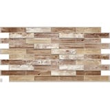 0,4m2 3D PVC Paneele Holz Optik Wandpaneele Wandverkleidung Decke Deckenpaneele PVC-Verkleidung Wandtatto Fliesen Imitat