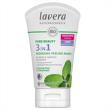Lavera Pure Beauty 3in1 Reinigung Peeling Maske