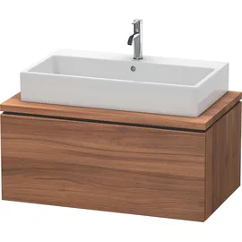 Duravit L-Cube 92x54,7cm, Nussb Nat, f Kons, 1 Auszug