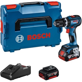 Bosch GSB 18V-90 C Professional inkl. 2 x 5 Ah + L-Boxx 06019K6106