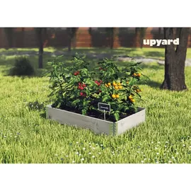 upyard Hochbeet Palettenrahmen 120 x 80 cm Grau
