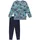 SCHIESSER Pyjama Blau/Grau 140