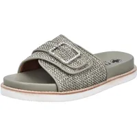 Rieker Damen, V9582 Pantolette, grün 43 EU