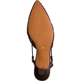 Marco Tozzi Damen Pumps weiches Feel Me Fußbett weiches Innenfutter Vegan Modisch, braun (Choco), 41 EU