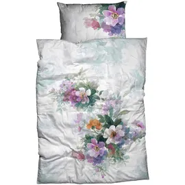 Traumschlaf Jojo Floral Lila 155 x 220 cm + 80 x 80 cm