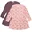 Kinder 2er Pack Kleid in Sweat Dress LS 2-pack Rosa 86