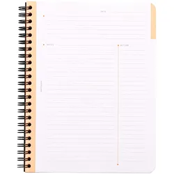 Rhodia 5x Meeting Book Rhodia A5+, mit Doppelspirale, 80 Blatt 90g - Orange 193418C