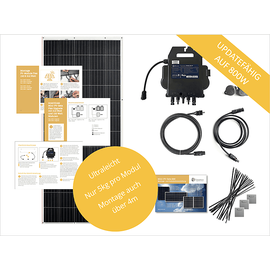 osnatech Mini-PV-Set Starter 600 Flex 310W-1 "Balkonkraftwerk" Balkon-Solaranlage