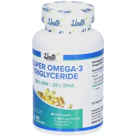 Zec+ Nutrition Health+ Super Omega 3 Triglyceride Kapseln 120 St.