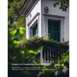 COOAU 5MP Überwachungskamera Aussen Schwarz