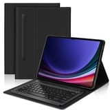 JADEMALL Samsung Galaxy Tab s9 Ultra Tastatur - Bluetooth Tastatur mit Hülle für Samsung Galaxy Tab S9 Ultra 14,6 Zoll 2023 (SM-X910/X916B), Deutsches QWERTZ Layout (Schwarz)