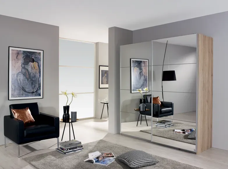 Rauch Subito Schwebetürenschrank Spiegeltüren