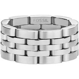 Fossil Ring Arden silber 64
