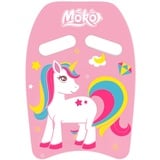 MoKo Kinder Schwimmbrett, Schwimmen Kickboard Trainingsausrüstung mit Griffen Cartoon Swim Float Schwimmtrainingsausrüstung Schwimm Board für Junge Mädchen - Rosa Einhorn