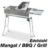 SUPER MANGAL EDELSTAHL SCHASCHLIK GRILL HOLZKOHLEGRILL МАНГАЛ ШАШЛЫК QUALITÄT