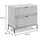 Vicco Nachtschrank Eliza 66 x 36 x 60 cm Grau