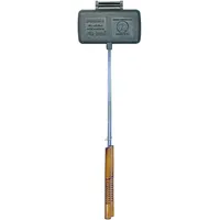 Rome's Doppelkucheneisen mit Stahl- und Holzgriffen Grau