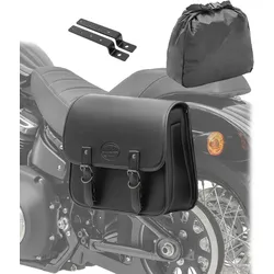 Satteltasche + Halter passend für Victory Vegas Jackpot Laredo links Craftride