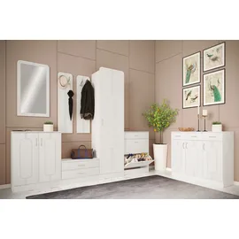 VCM Balia Garderobenschrank 55 x 36 x 196 cm weiß