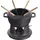 Staub Fondue Set Schwarz