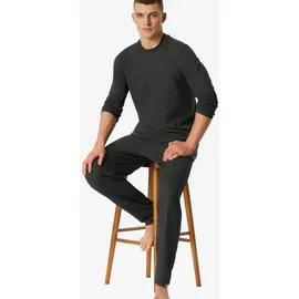 SCHIESSER Pyjama Selected Premium Warming dunkelgrau M