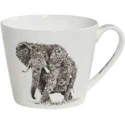 Maxwell & Williams Kaffeebecher African Elephant 450 ml Keramik Bunt