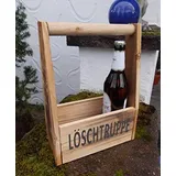 Deko-Impresion Löschtruppe Bierkasten Flaschenträger Holzkiste Weinregal 23,5 cm