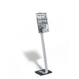 Durable Präsentationsständer Crystal Sign Stand A3, für Hoch- und Querformat, 481923